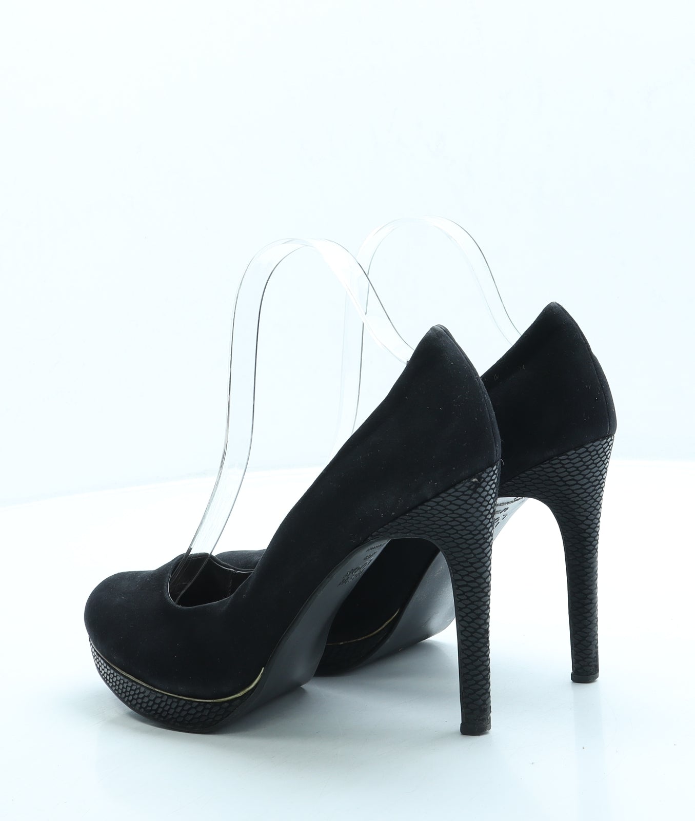 New Look Womens Black Polyester Court Heel UK 6 39