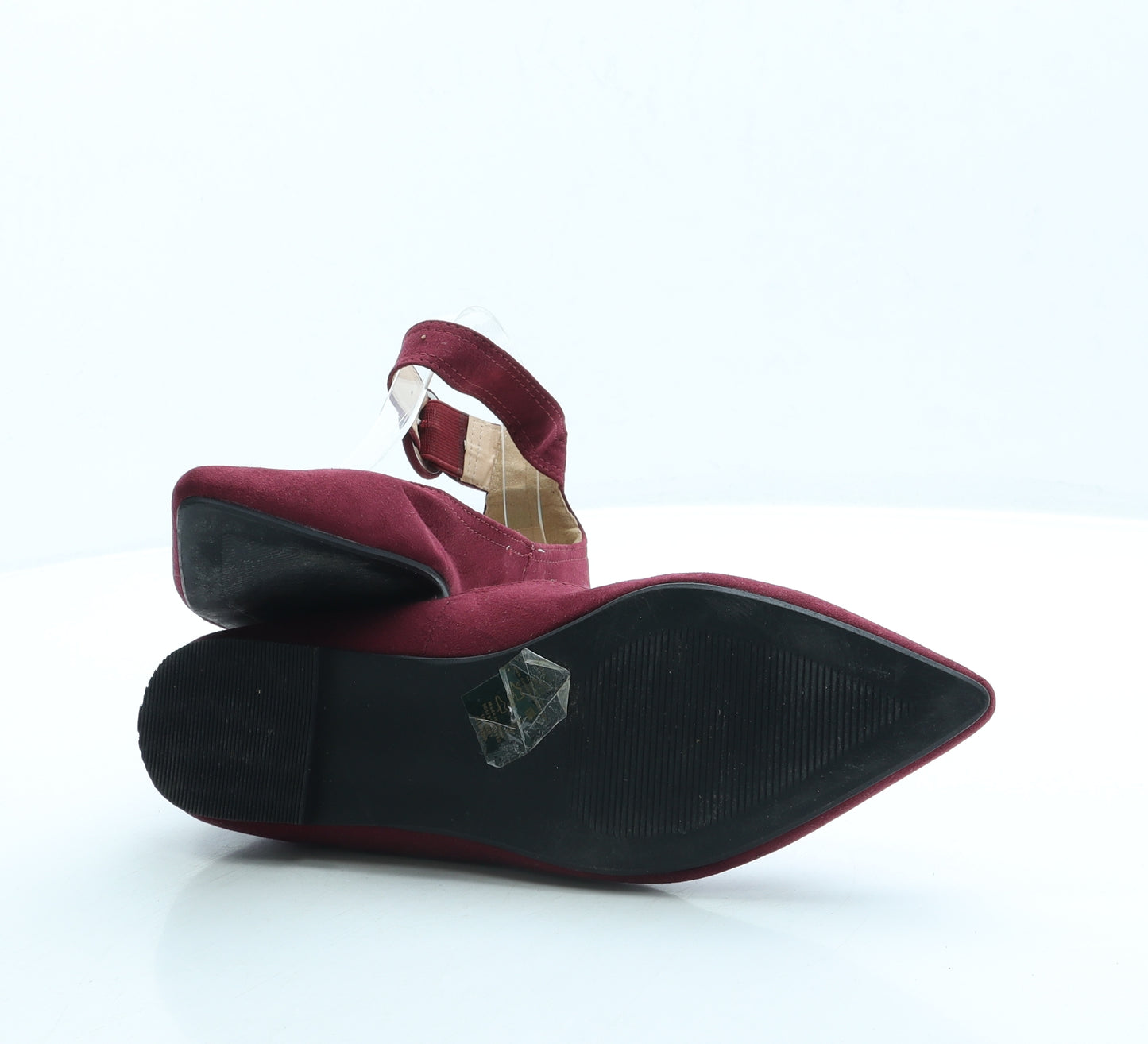 Dorothy Perkins Womens Red Suede Flat UK 7