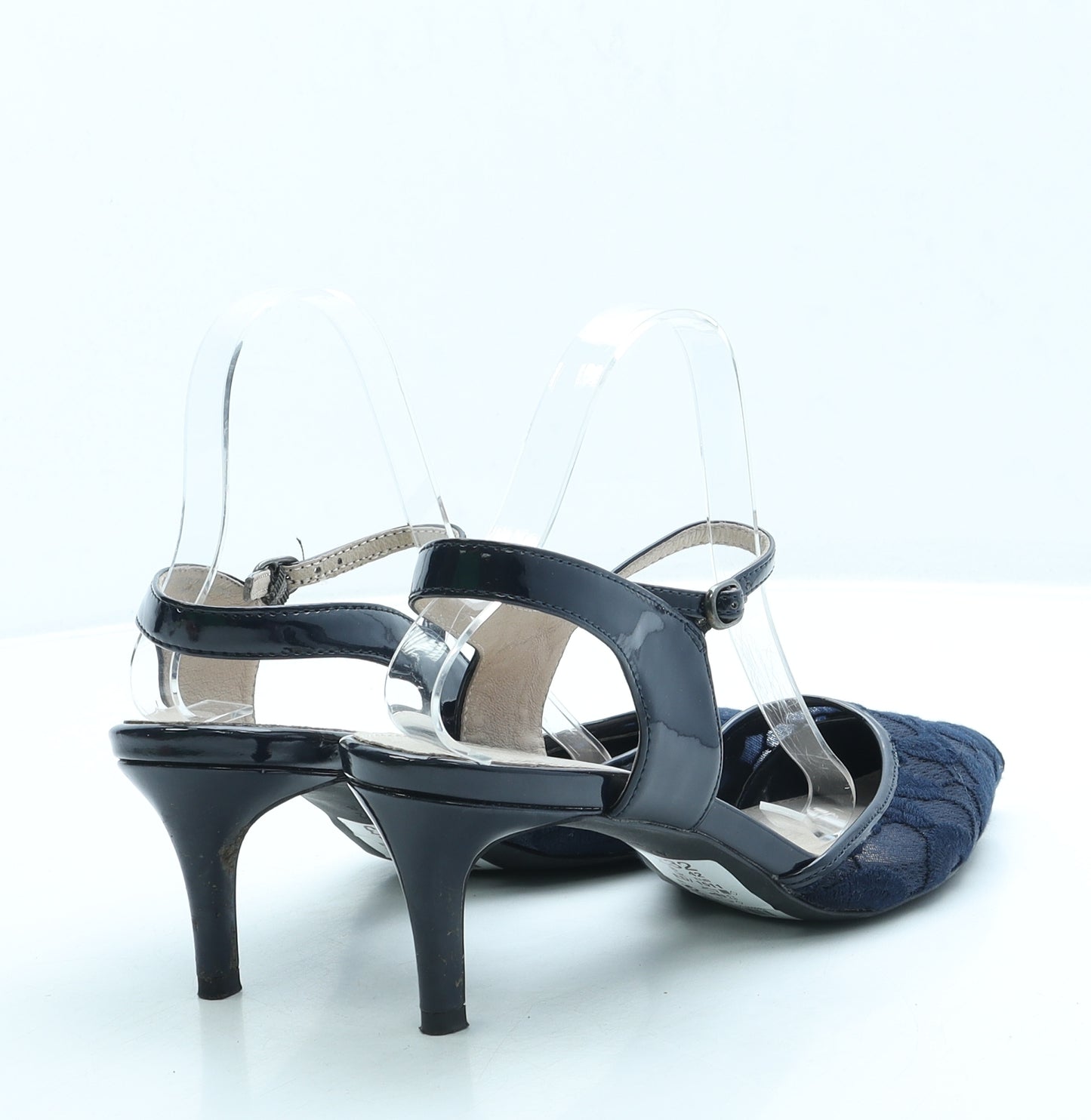 NEXT Womens Blue Polyester Slingback Heel UK 8 42