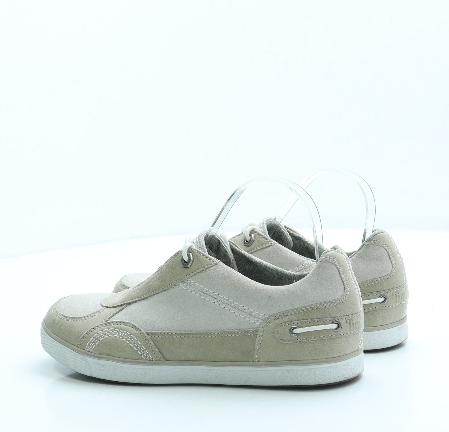 Timberland Womens Beige Polyester Trainer UK 6.5 US 8.5