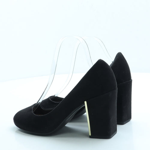 George Womens Black Suede Court Heel UK 6 39