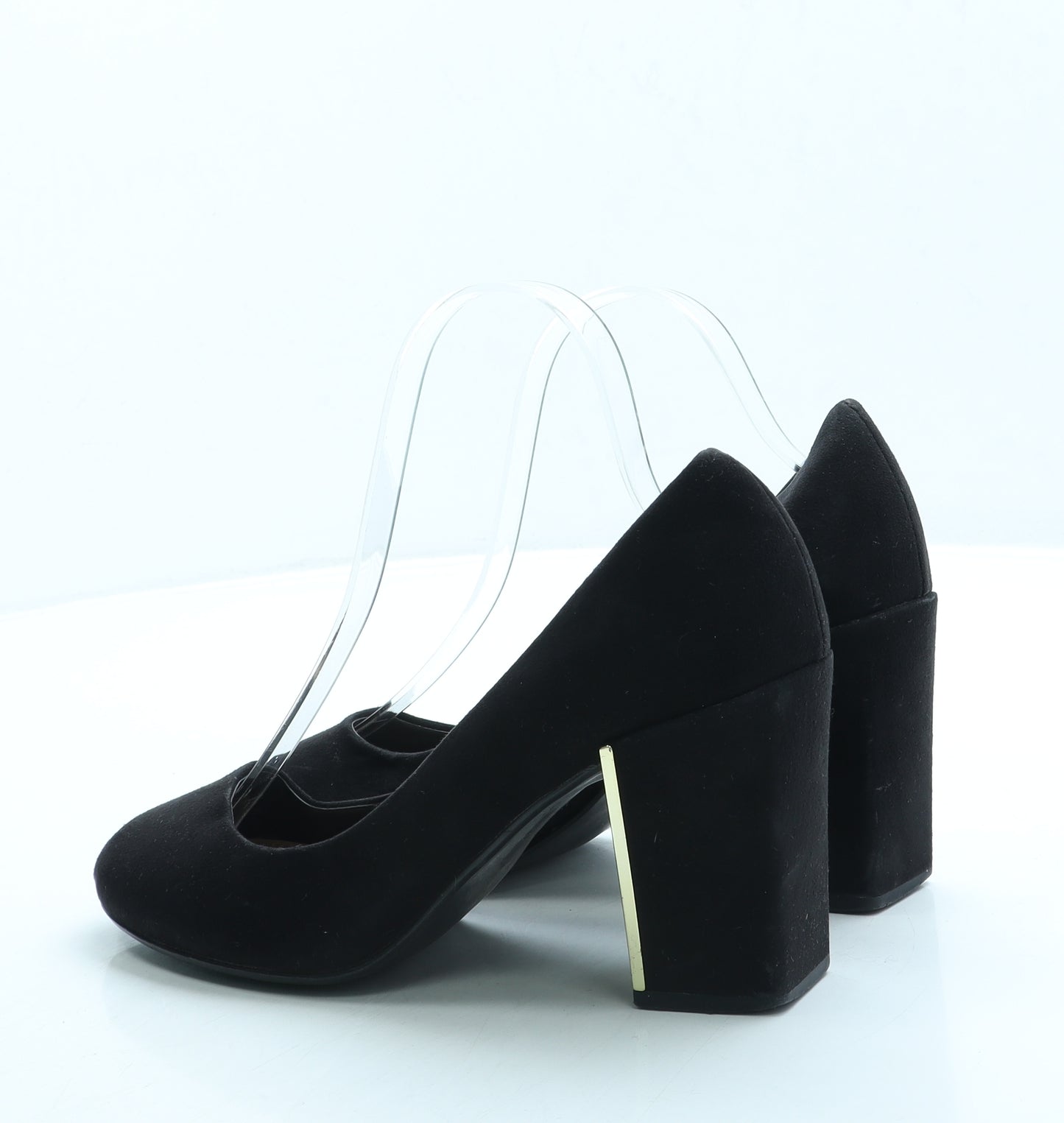 George Womens Black Suede Court Heel UK 6 39