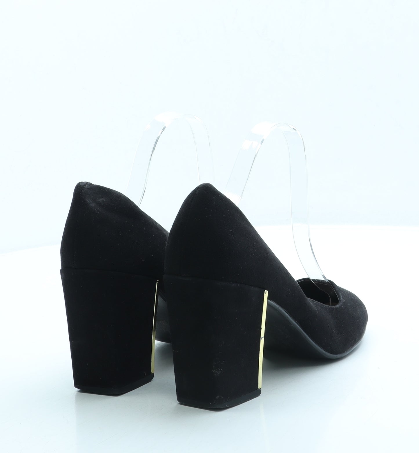 George Womens Black Suede Court Heel UK 6 39
