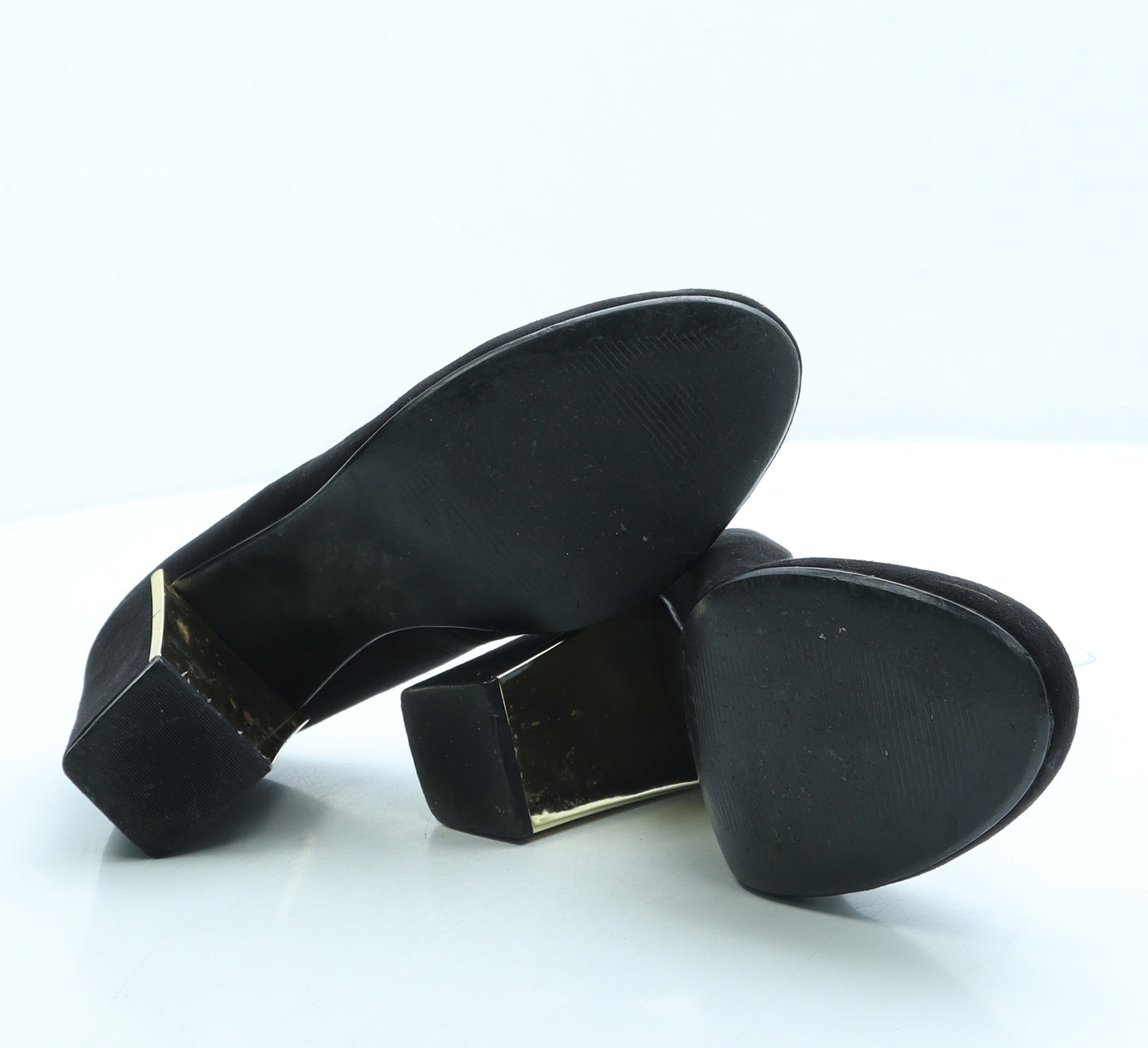 George Womens Black Suede Court Heel UK 6 39
