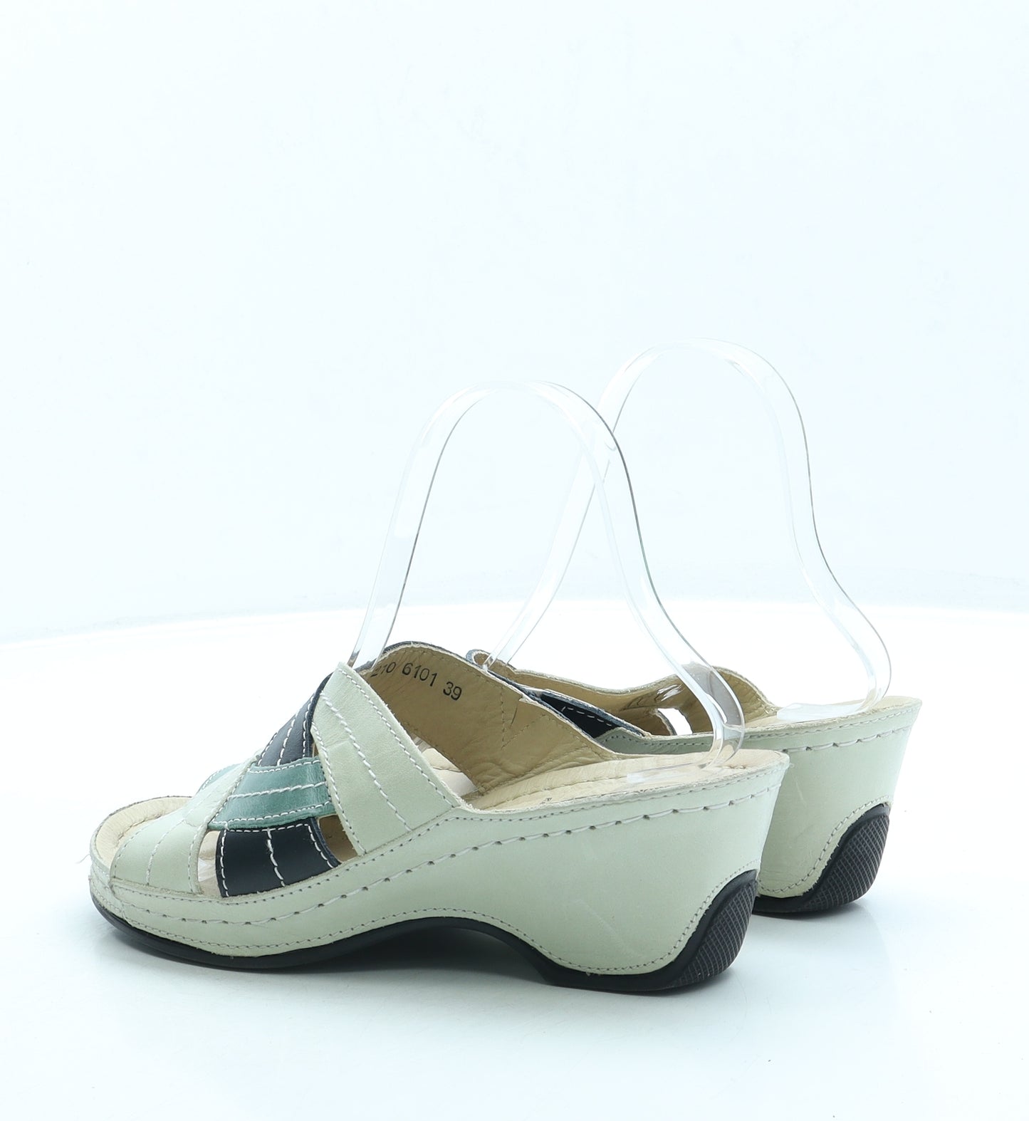 Lotus Womens Green Leather Mule Heel UK 6 39
