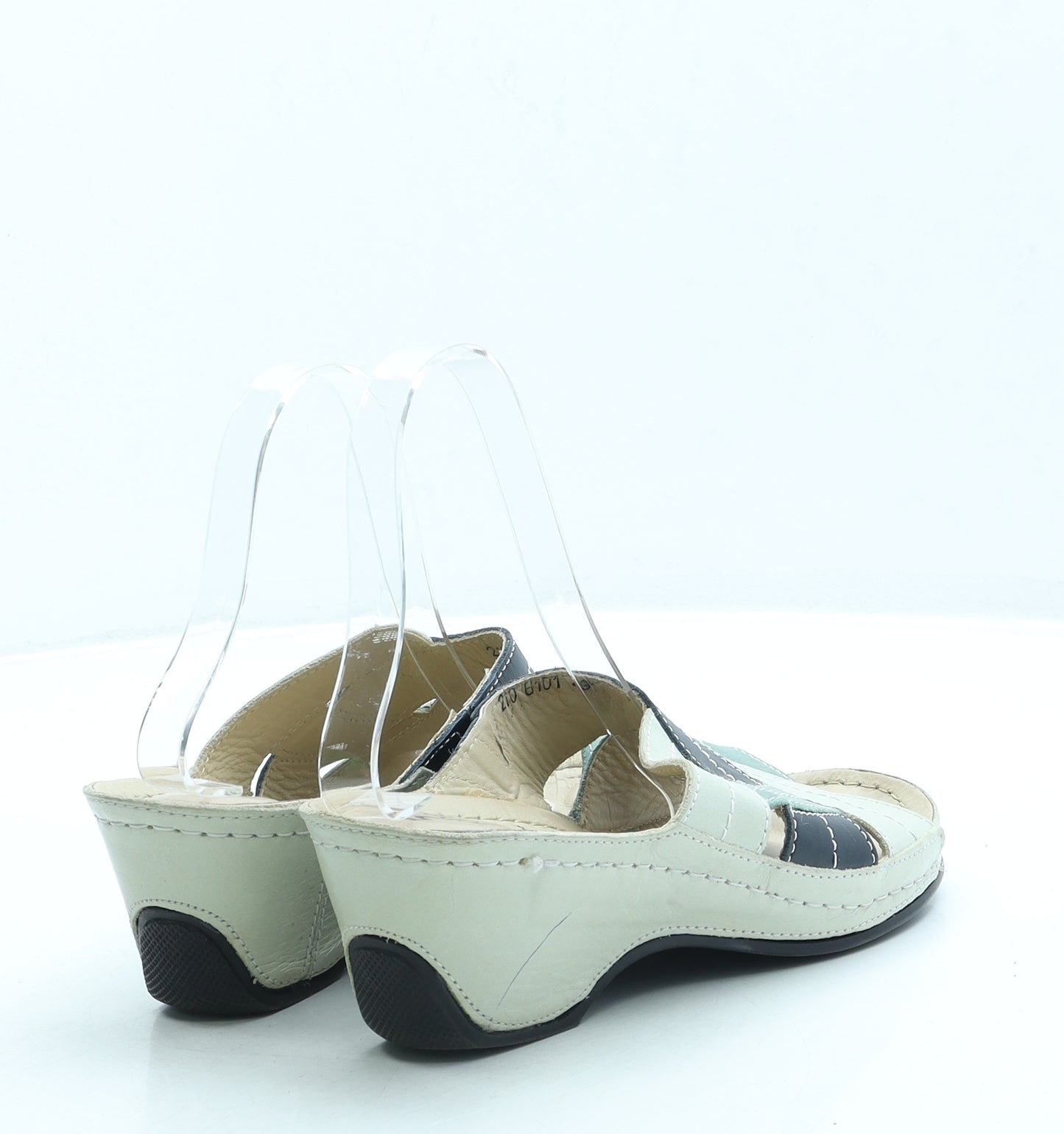 Lotus Womens Green Leather Mule Heel UK 6 39