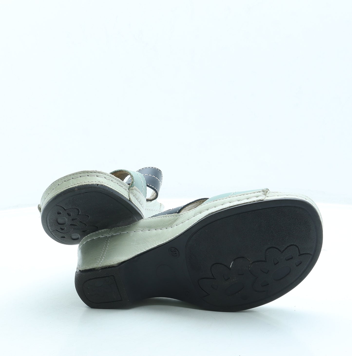 Lotus Womens Green Leather Mule Heel UK 6 39
