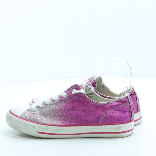 George Womens Pink Polyester Trainer UK 6.5 40