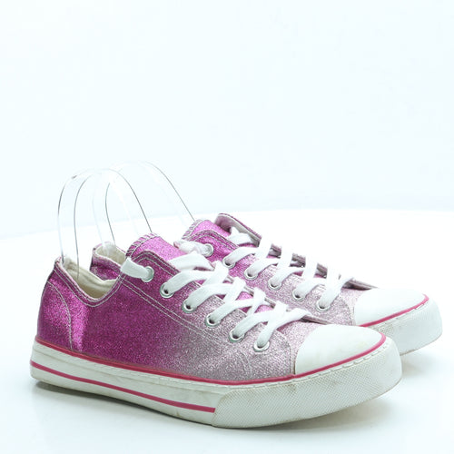 George Womens Pink Polyester Trainer UK 6.5 40