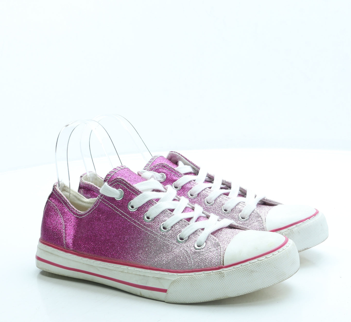 George Womens Pink Polyester Trainer UK 6.5 40