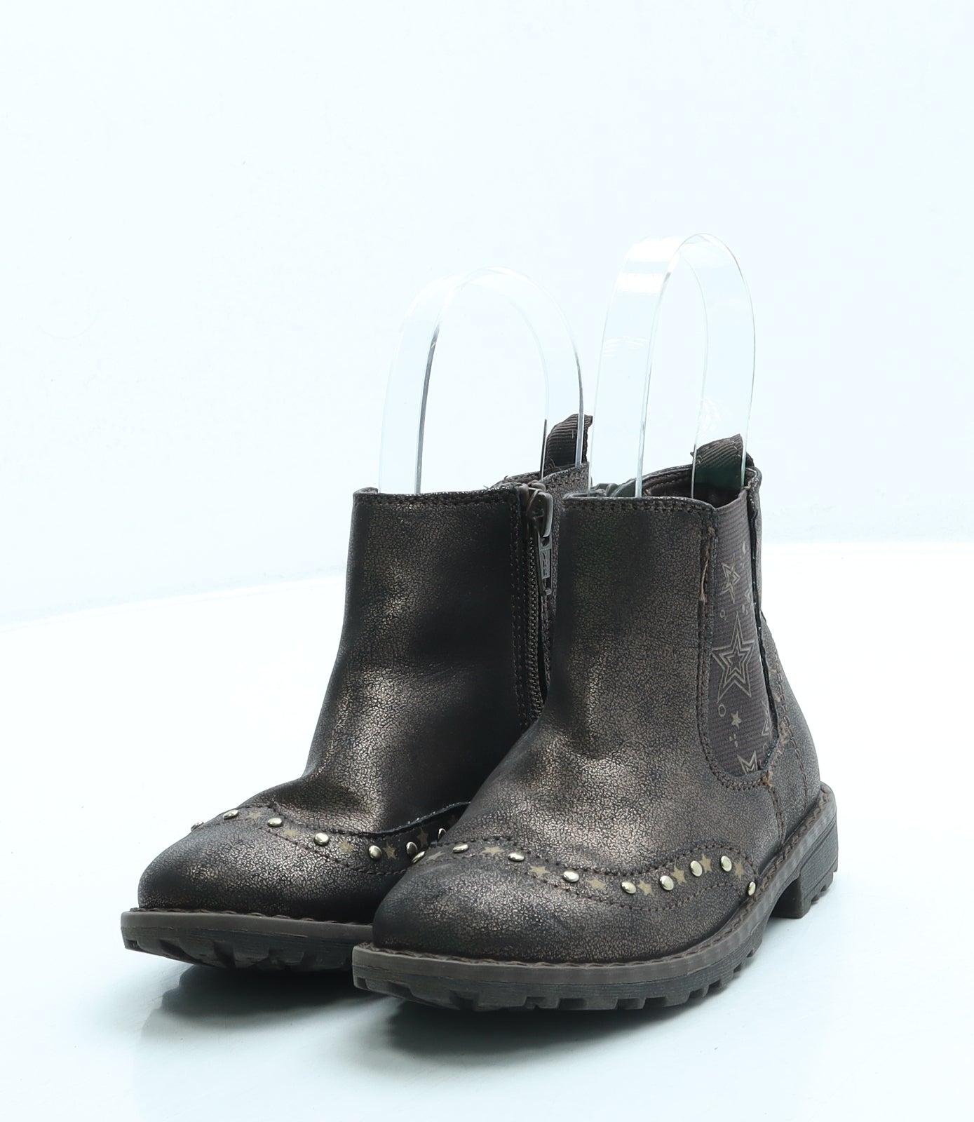 TU Girls Brown Leather Chukka Boot UK 8