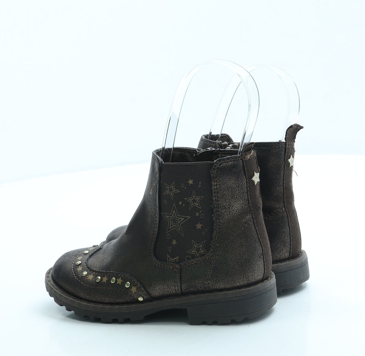 TU Girls Brown Leather Chukka Boot UK 8