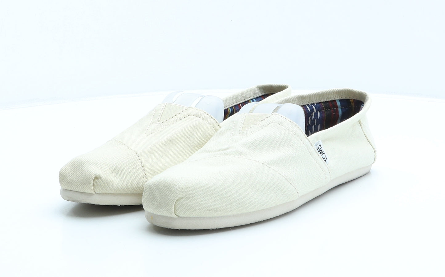 TOMS Mens Beige Fabric Loafer Casual UK 8.5 42.5