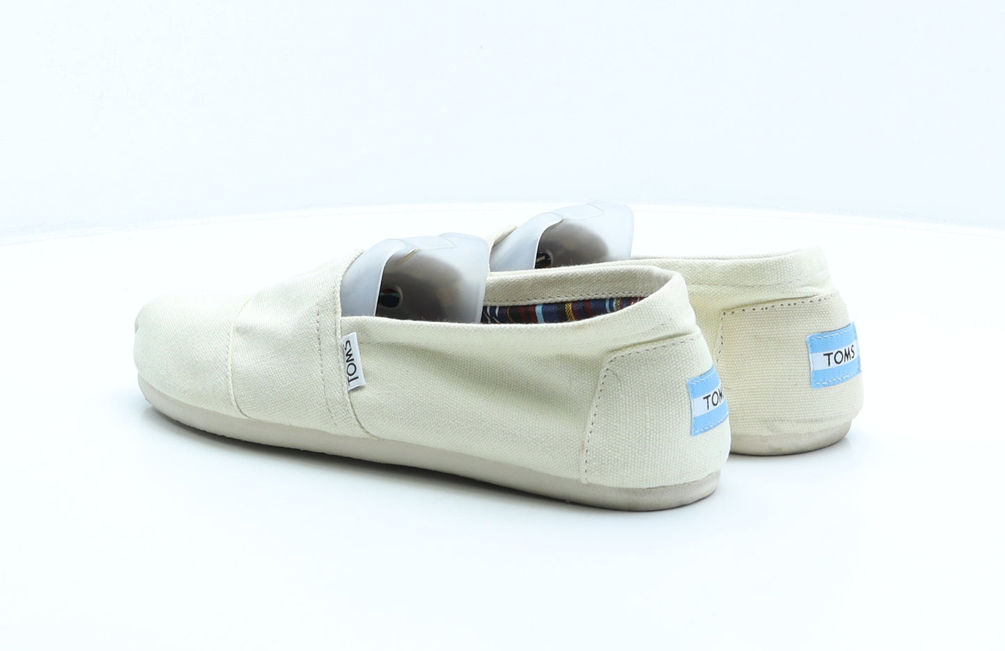 TOMS Mens Beige Fabric Loafer Casual UK 8.5 42.5