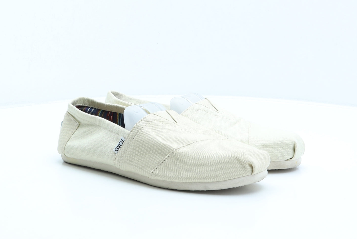 TOMS Mens Beige Fabric Loafer Casual UK 8.5 42.5