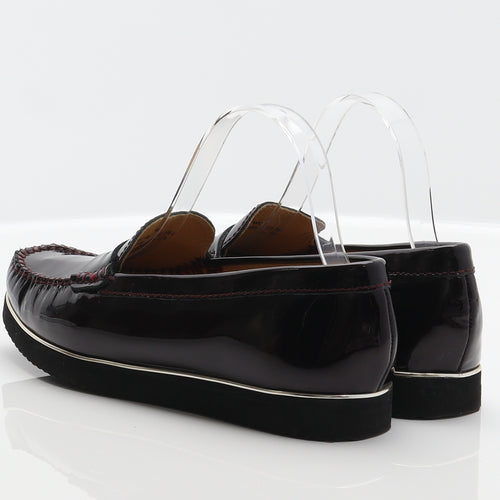 Van Dal Womens Black Patent Leather Loafer Flat UK 5 38