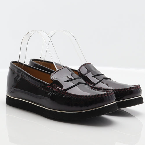 Van Dal Womens Black Patent Leather Loafer Flat UK 5 38