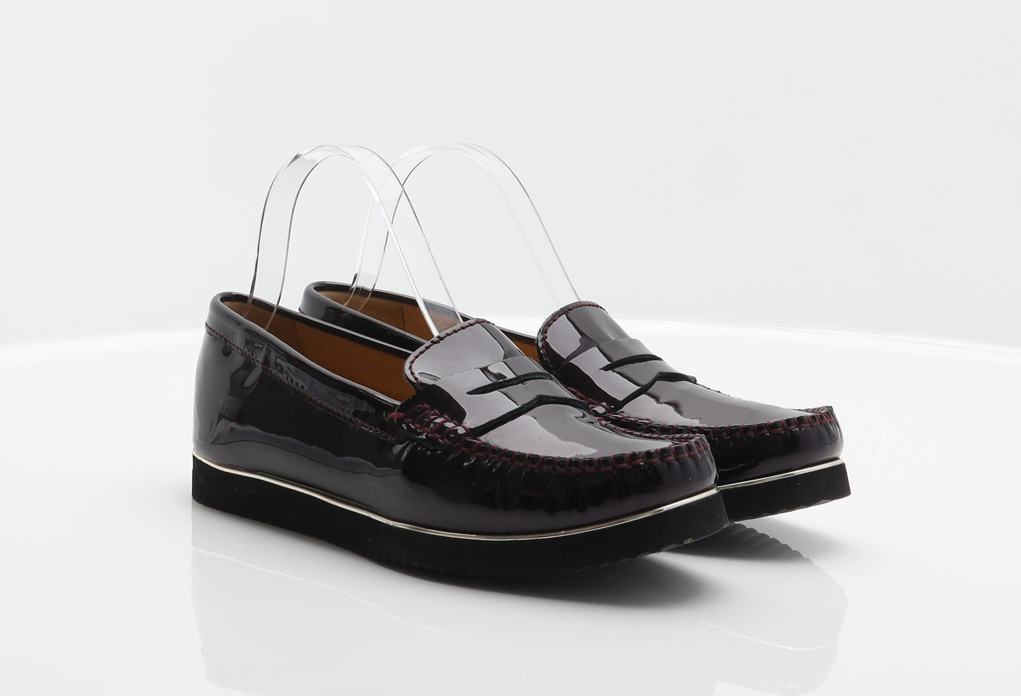 Van Dal Womens Black Patent Leather Loafer Flat UK 5 38