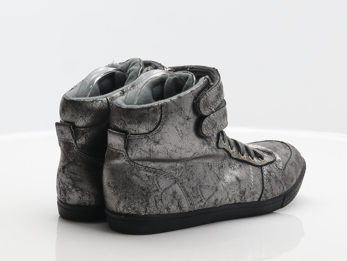 Chic Nana Womens Silver Flecked Synthetic Trainer UK 5 38