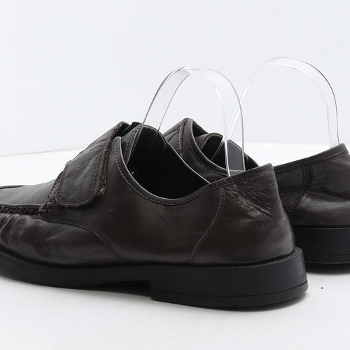 Preworn Mens Brown Leather Loafer Casual UK 9