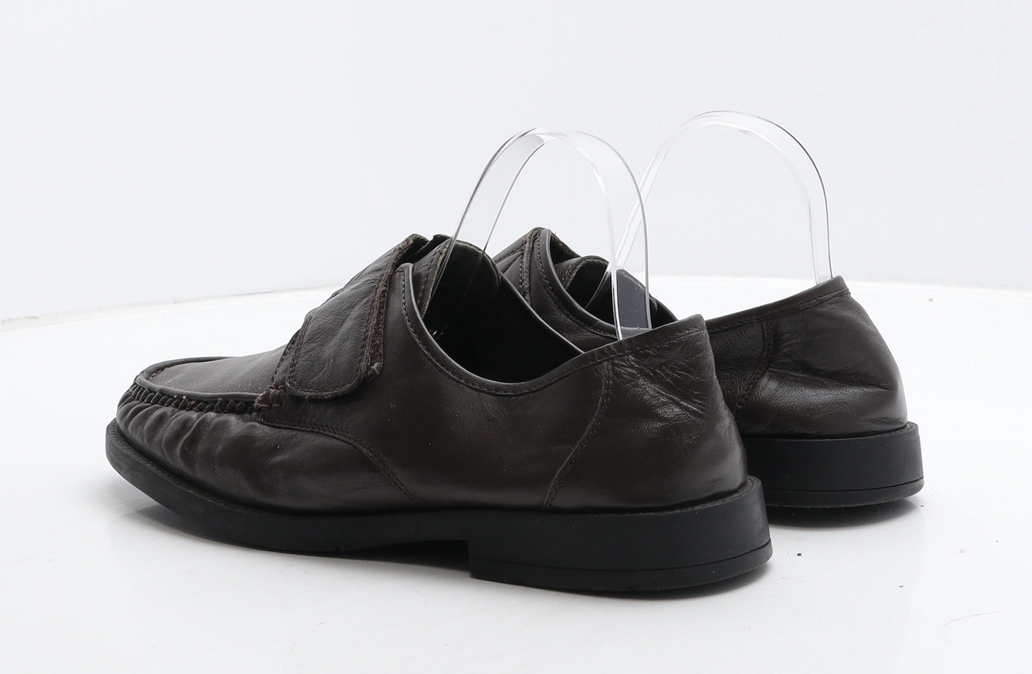 Preworn Mens Brown Leather Loafer Casual UK 9