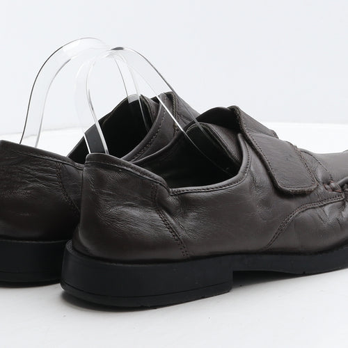 Preworn Mens Brown Leather Loafer Casual UK 9