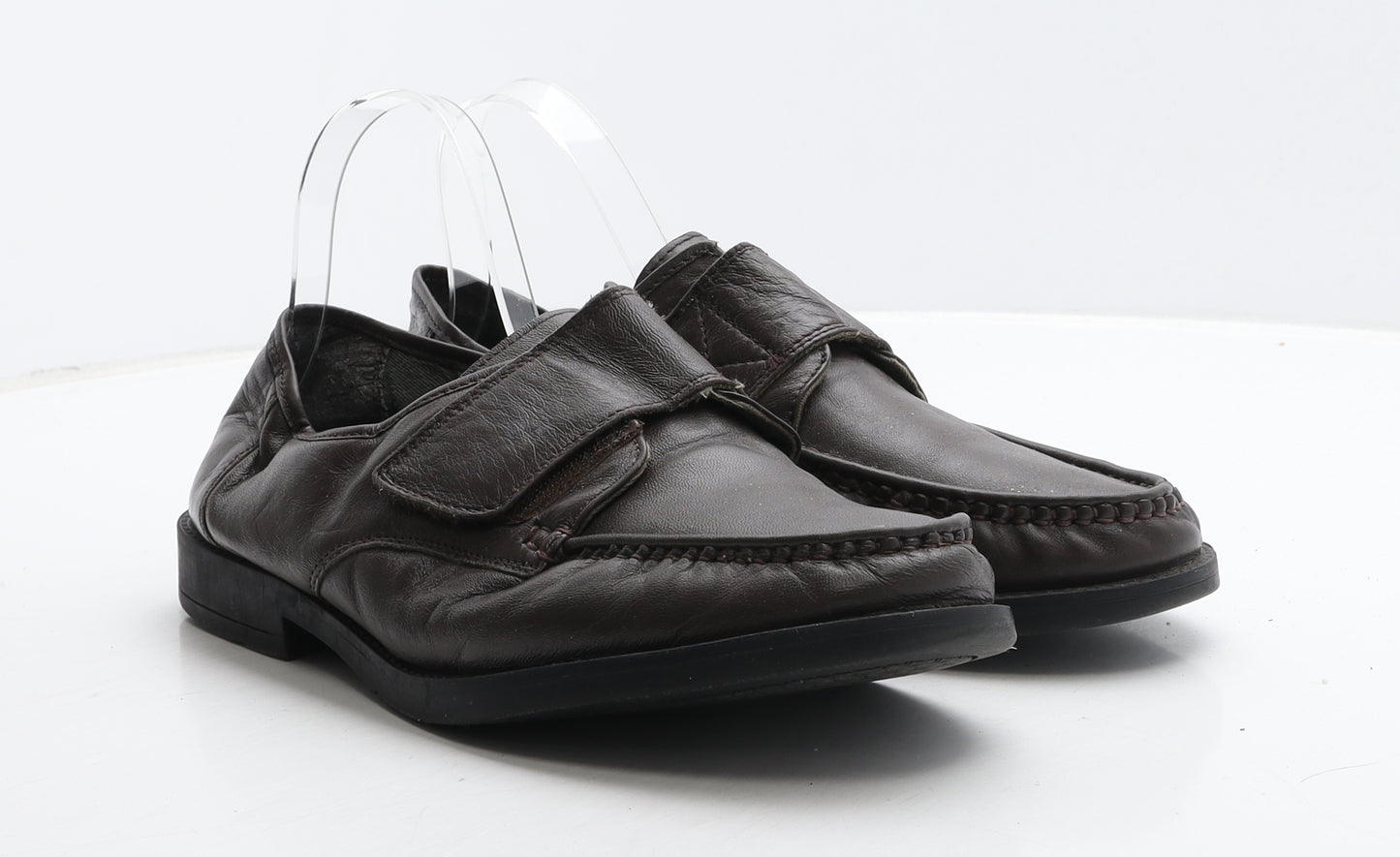 Preworn Mens Brown Leather Loafer Casual UK 9