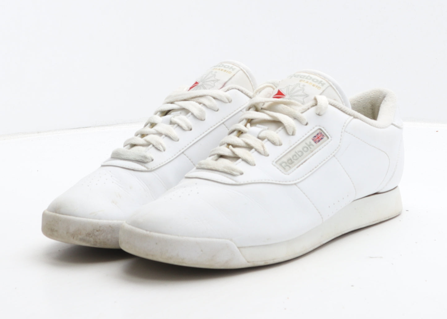 Reebok Womens White Leather Trainer UK 6 39