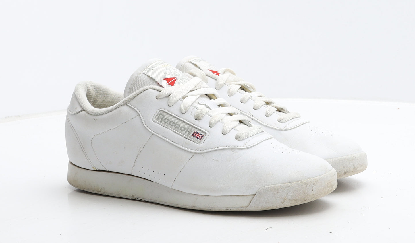 Reebok Womens White Leather Trainer UK 6 39