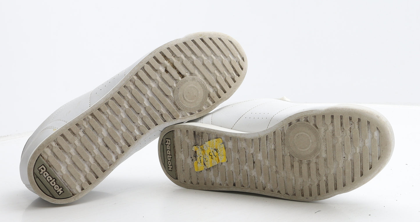 Reebok Womens White Leather Trainer UK 6 39