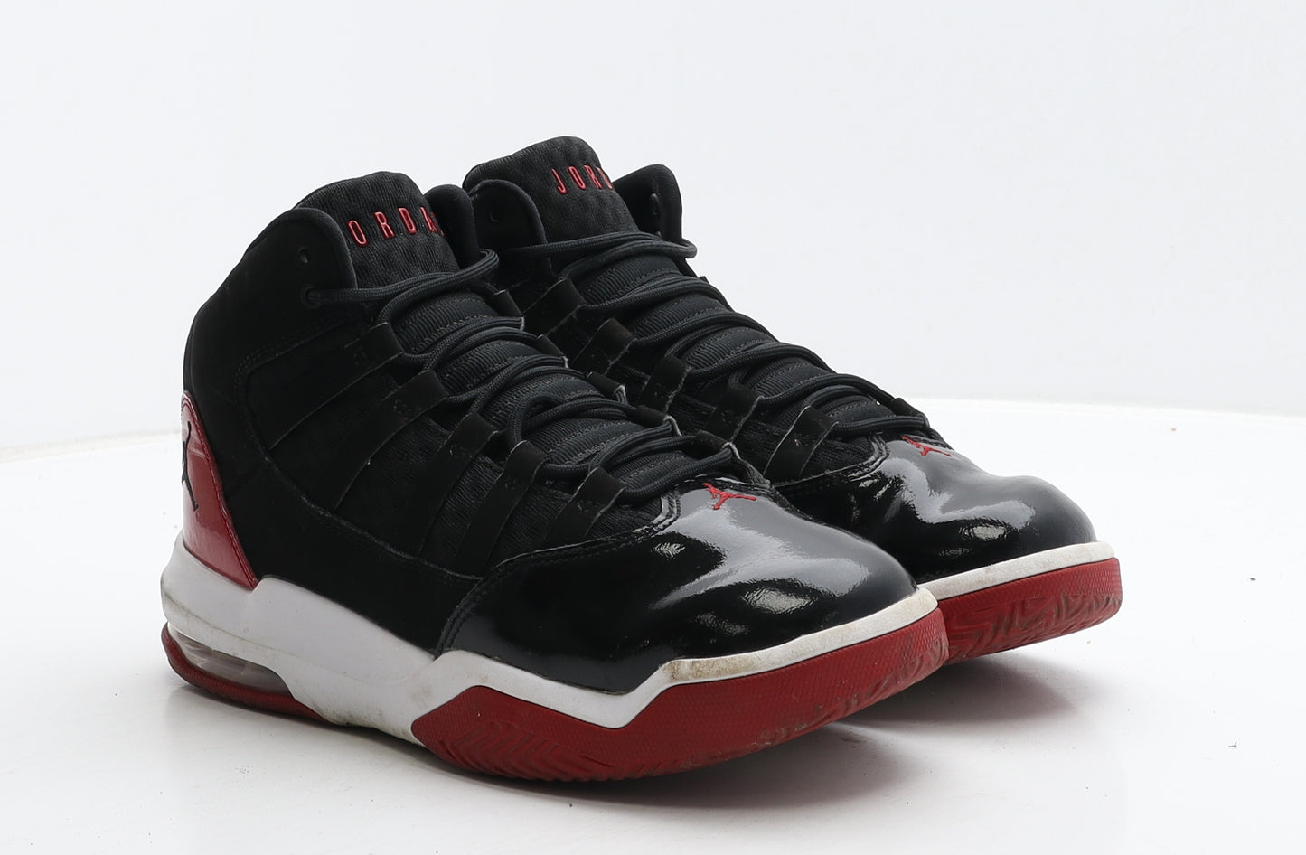 Jordan Boys Black Colourblock Vinyl Trainer UK 6 39