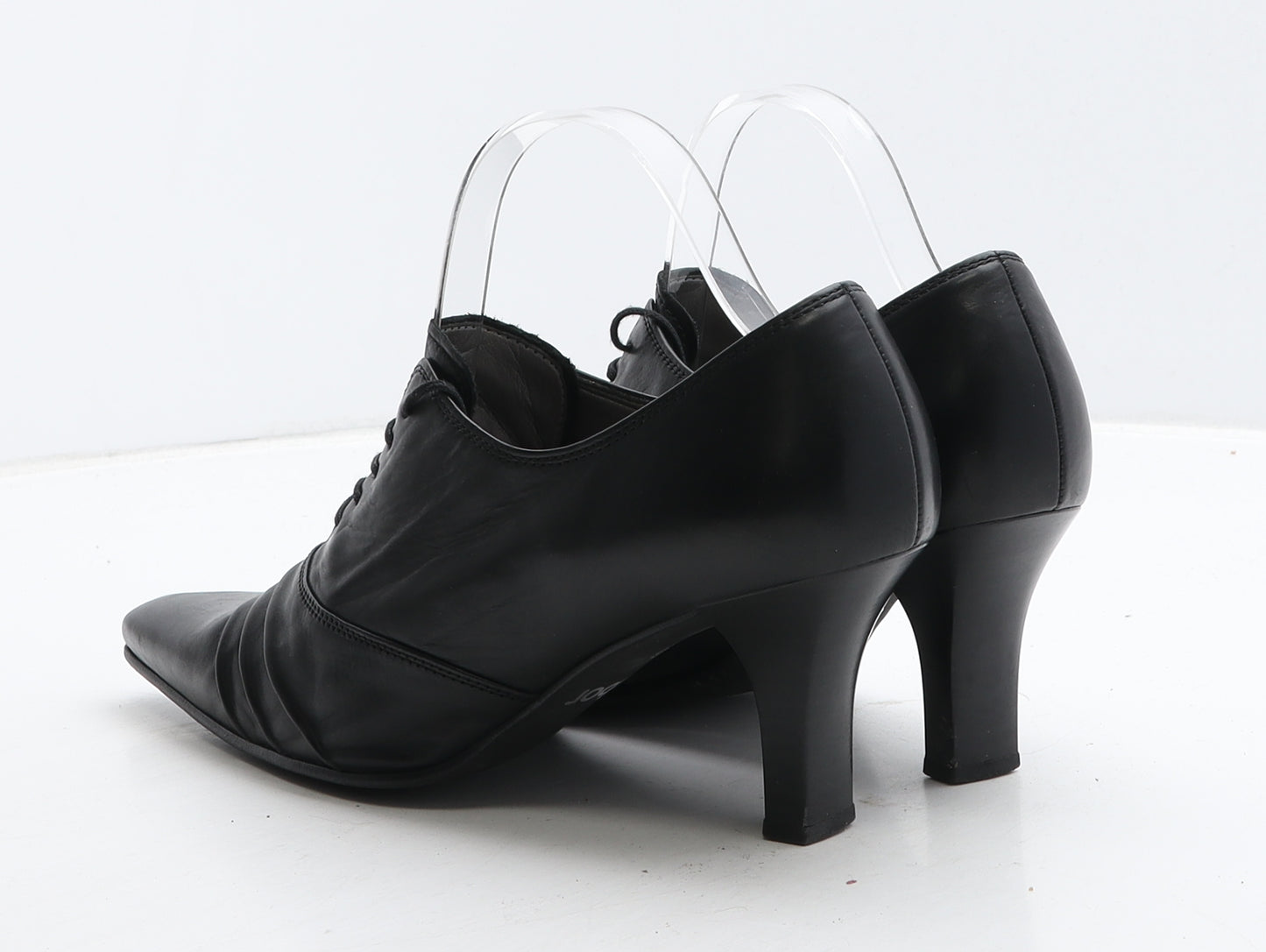 Gabor Womens Black Leather Court Heel UK 6