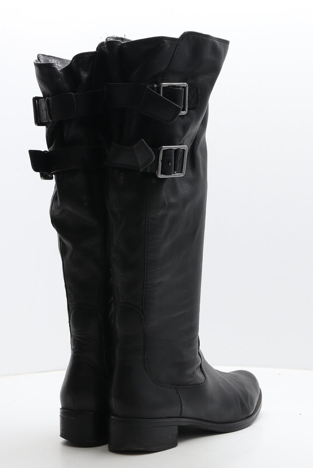 Clarks Womens Black Leather Slip On Boot UK 5.5 39