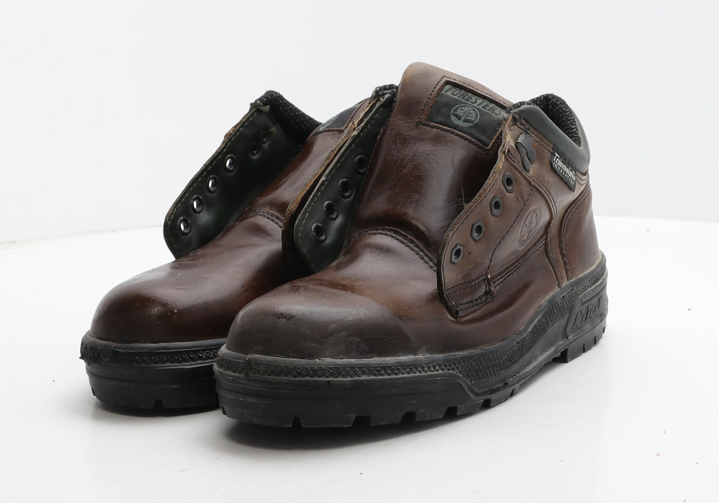 Foresters Mens Brown Leather Combat Boot UK 9 - Work Wear