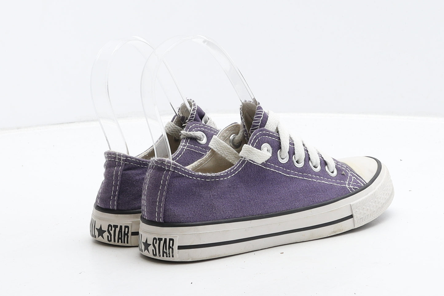 Converse Girls Purple Fabric Trainer UK 13 31