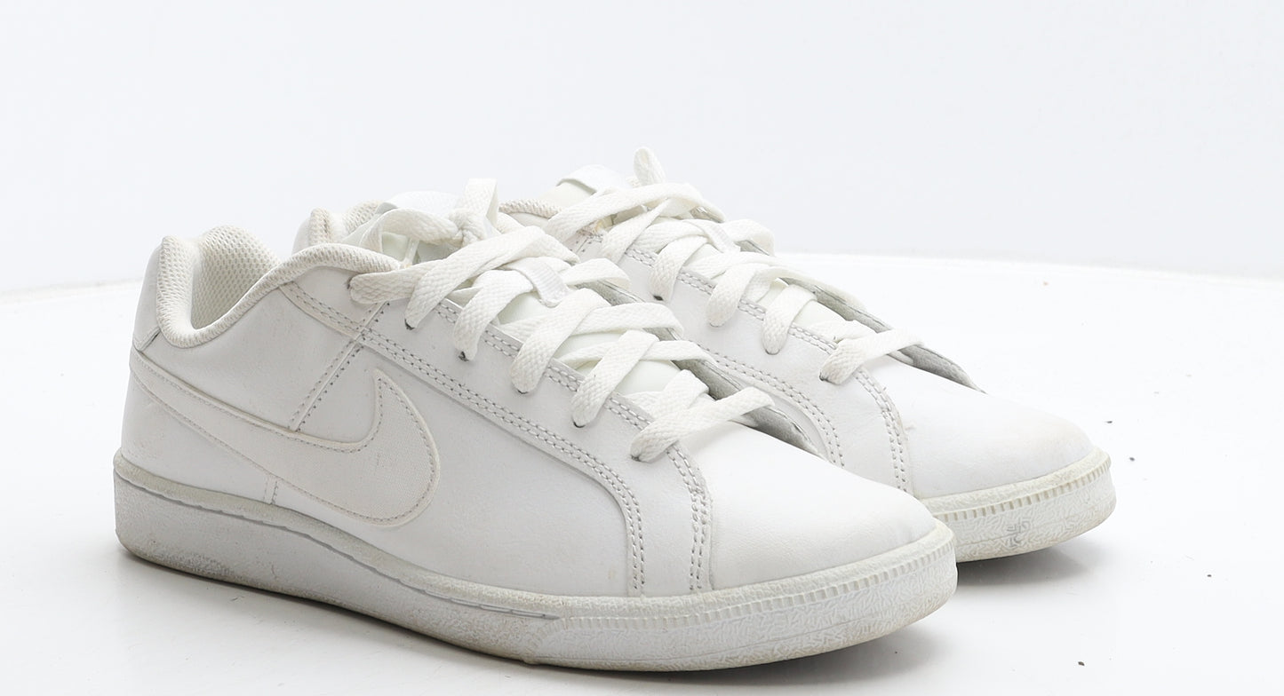 Nike Mens White Leather Trainer Casual UK 7 41