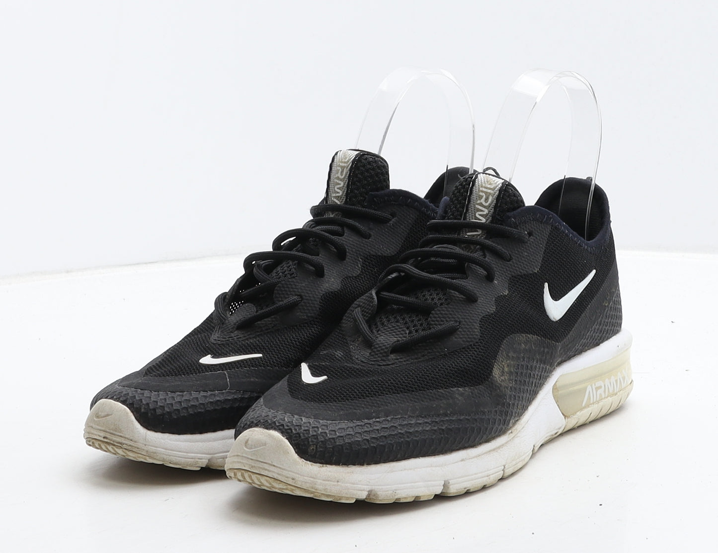 Nike Womens Black Fabric Trainer UK 3 36 - Nike Air Max