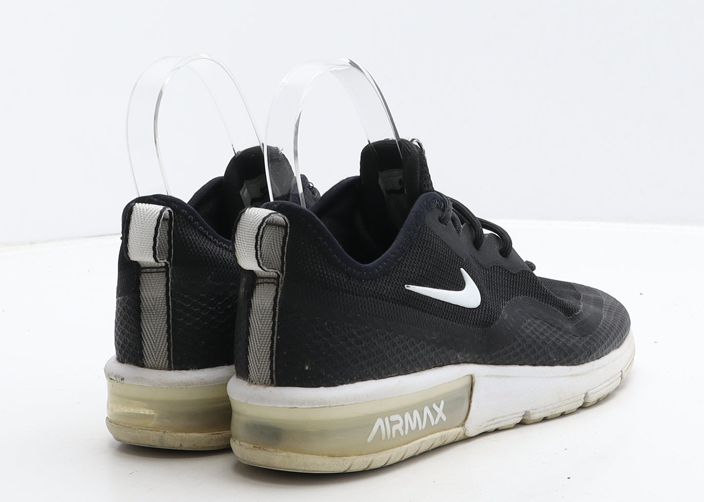 Nike Womens Black Fabric Trainer UK 3 36 - Nike Air Max