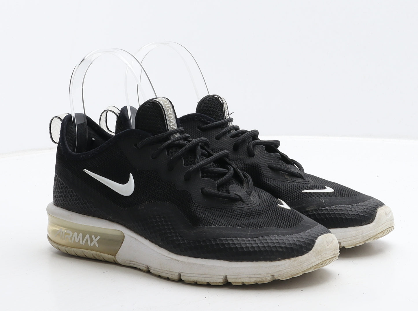 Nike Womens Black Fabric Trainer UK 3 36 - Nike Air Max
