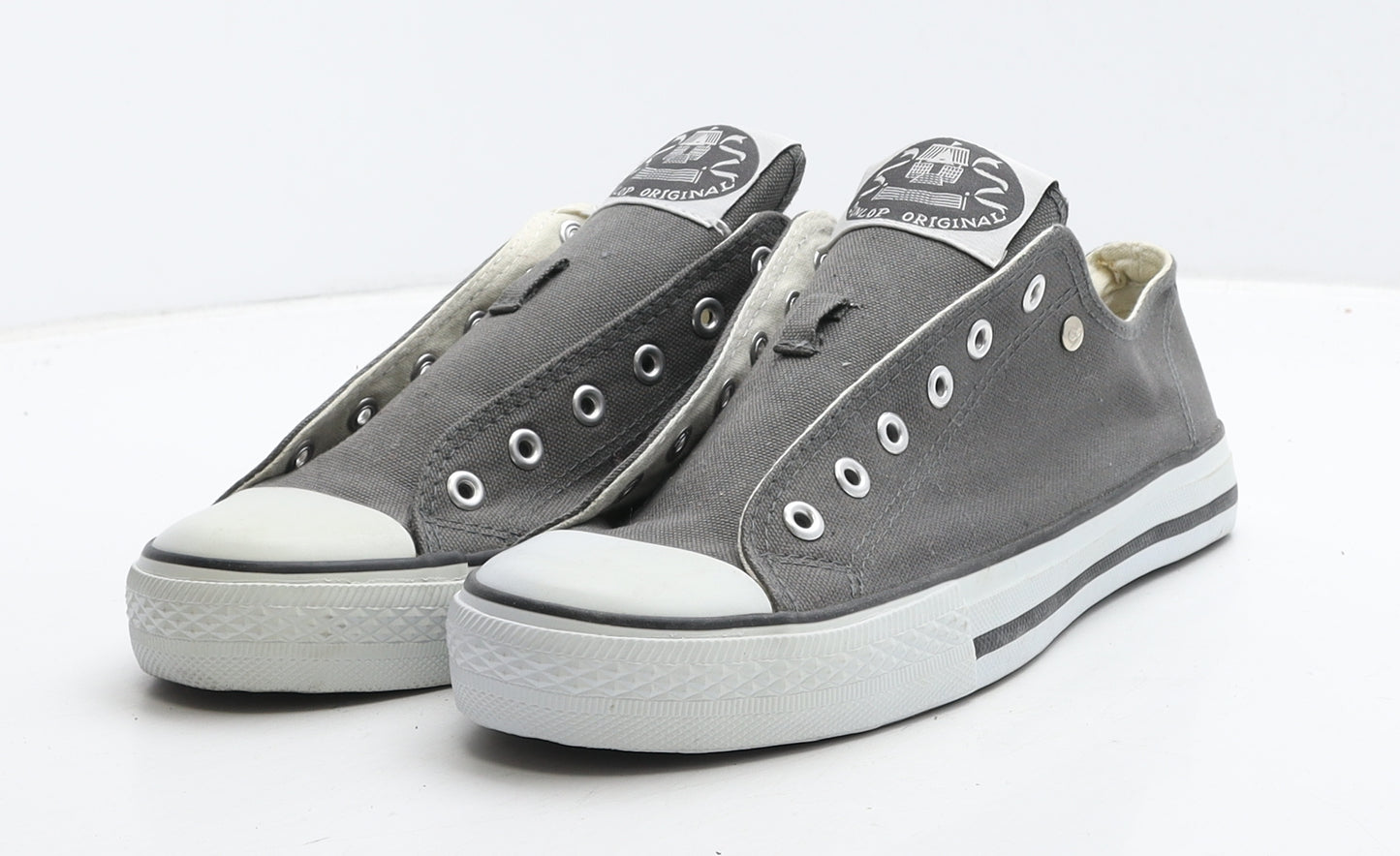 Dunlop Mens Grey Fabric Trainer UK 8 42