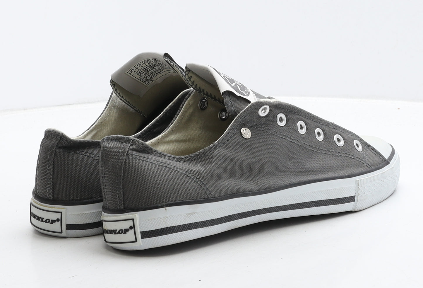 Dunlop Mens Grey Fabric Trainer UK 8 42
