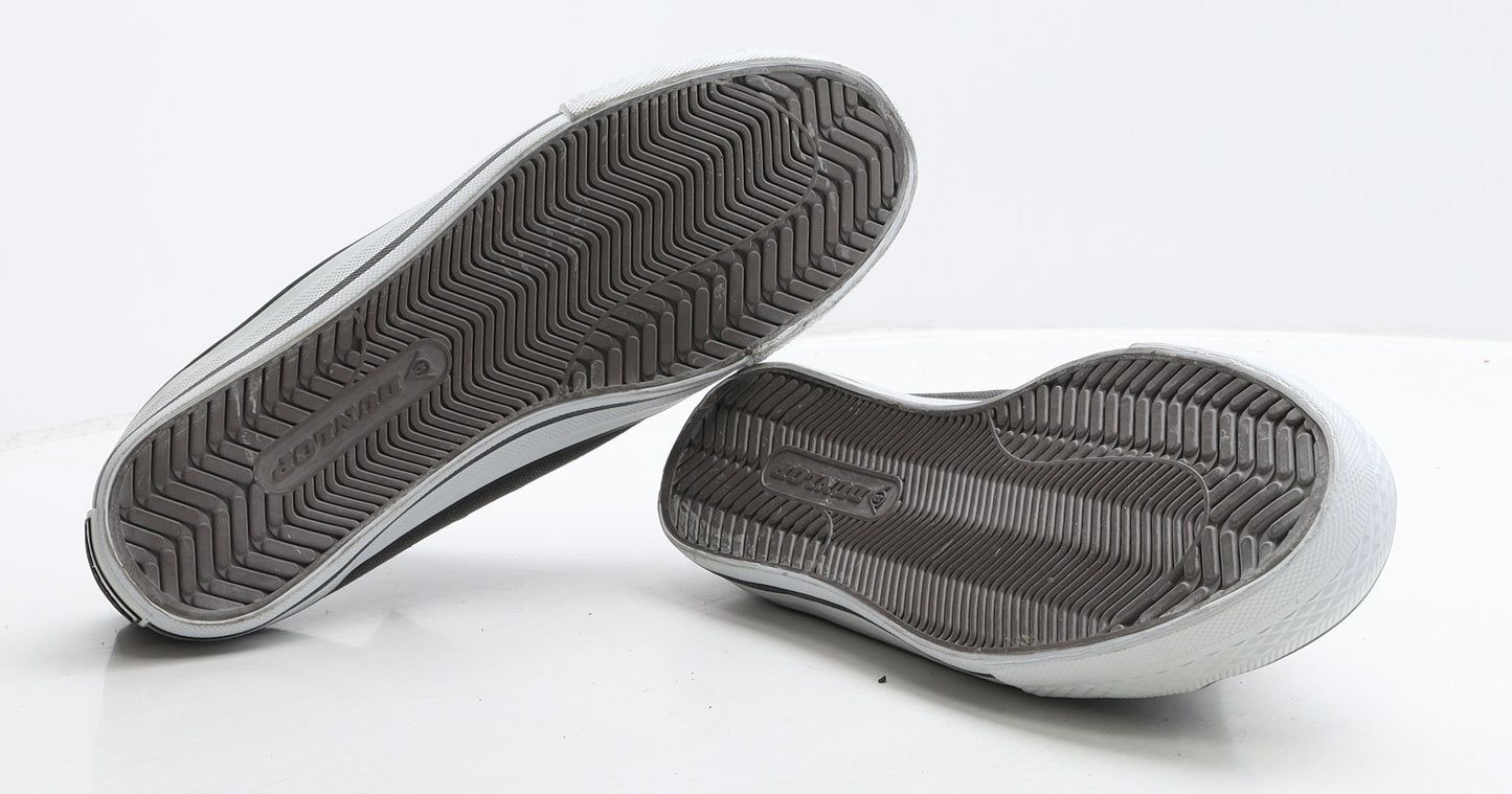 Dunlop Mens Grey Fabric Trainer UK 8 42