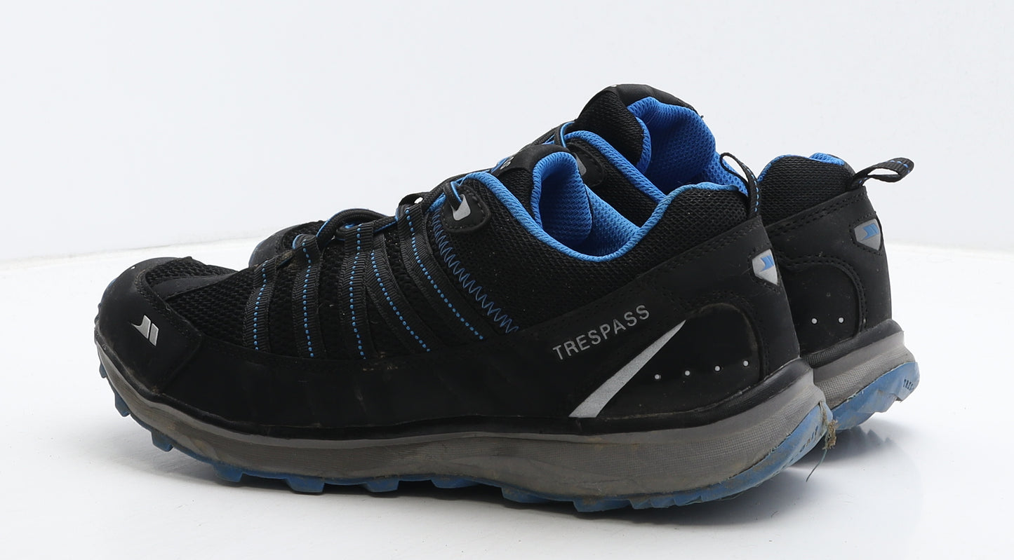 Trespass Mens Black Geometric Fabric Trainer UK 10 44