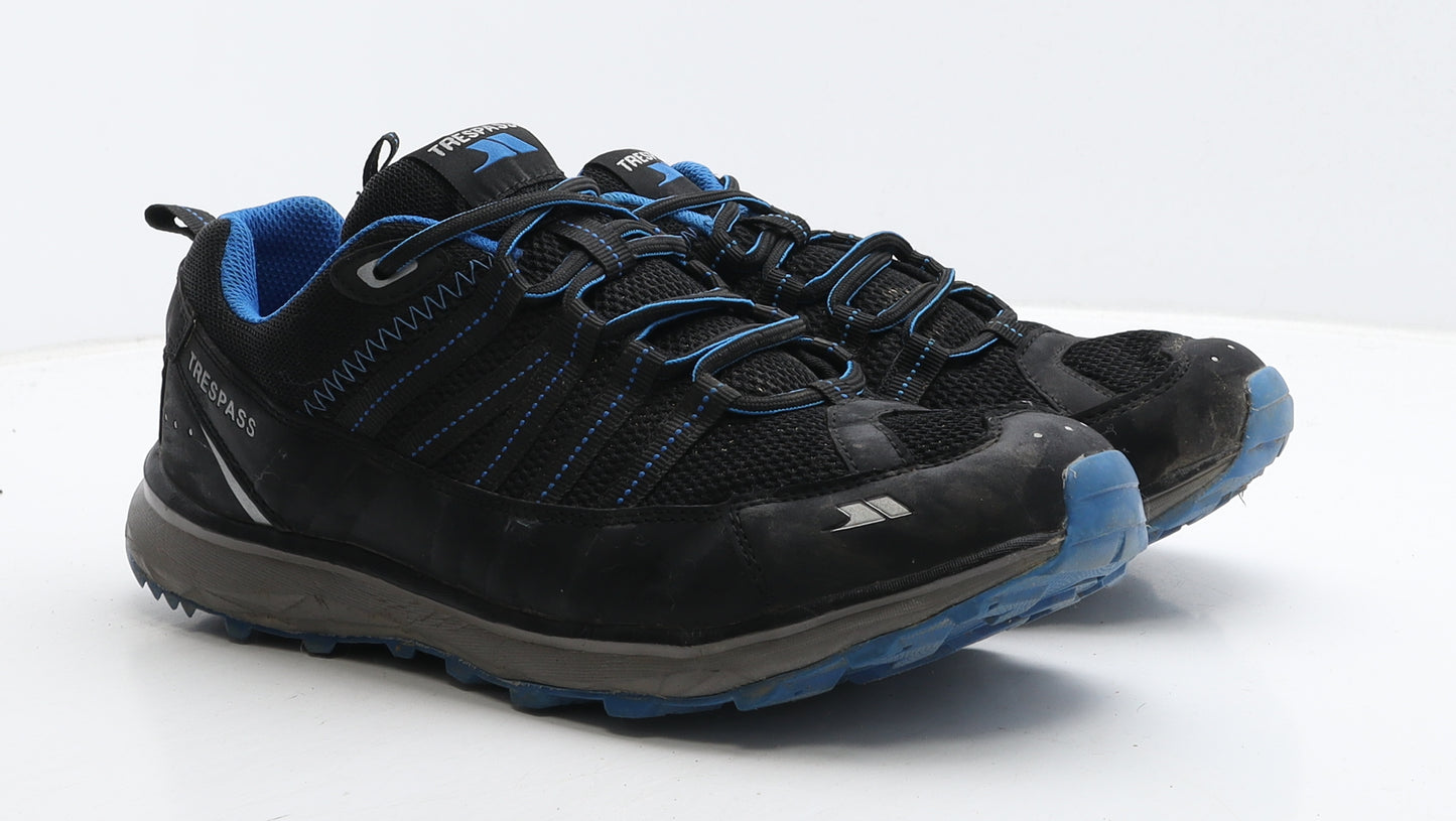 Trespass Mens Black Geometric Fabric Trainer UK 10 44