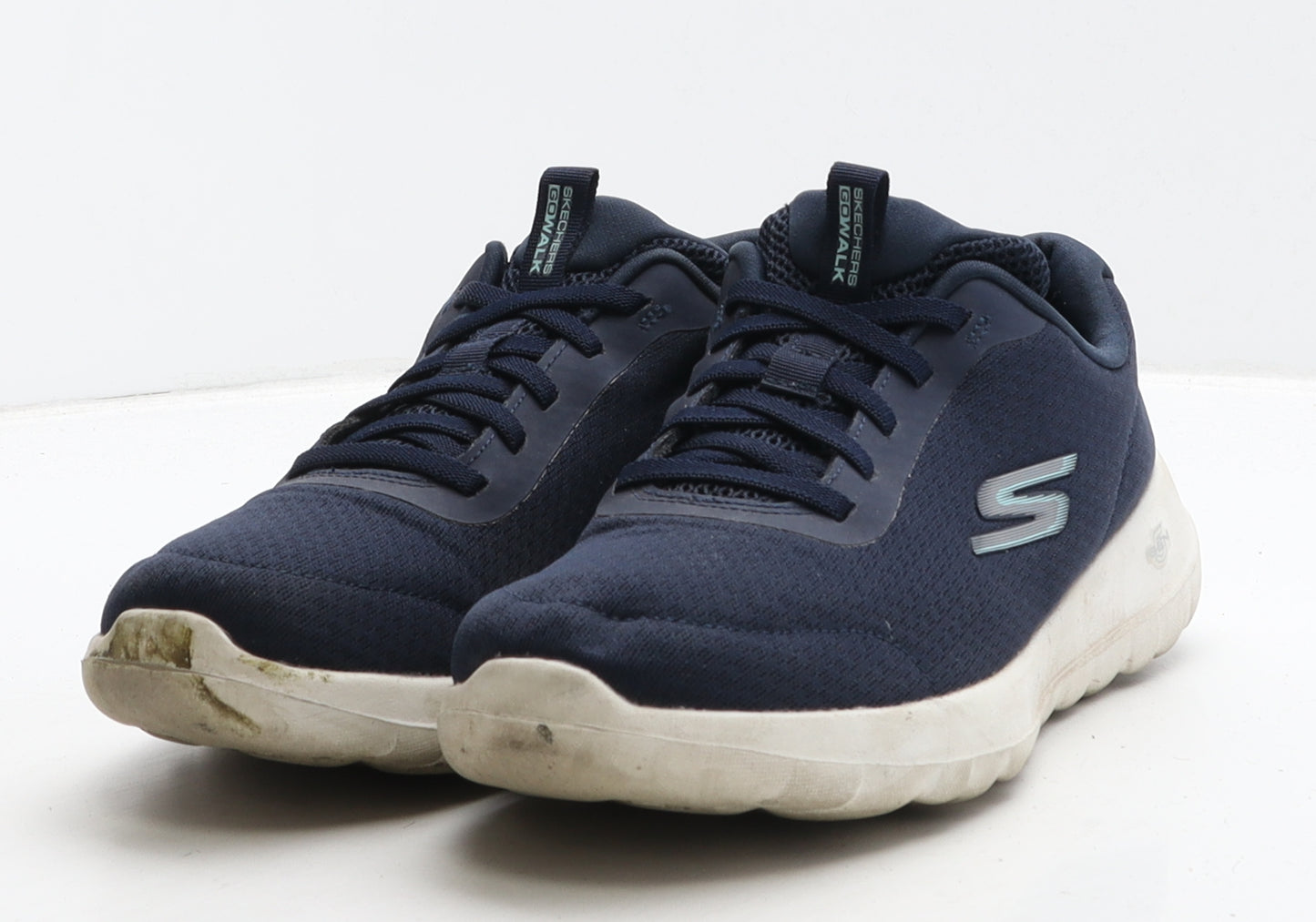 Skechers Womens Blue Fabric Trainer UK 4 37