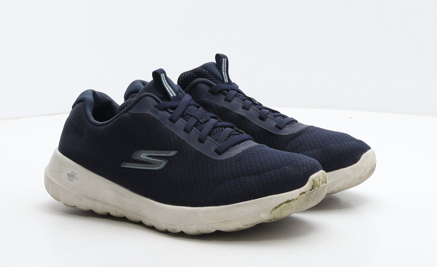 Skechers Womens Blue Fabric Trainer UK 4 37