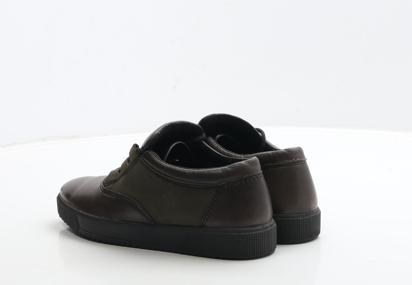 Rohde Womens Brown Leather Boat Shoe Flat UK 4 37