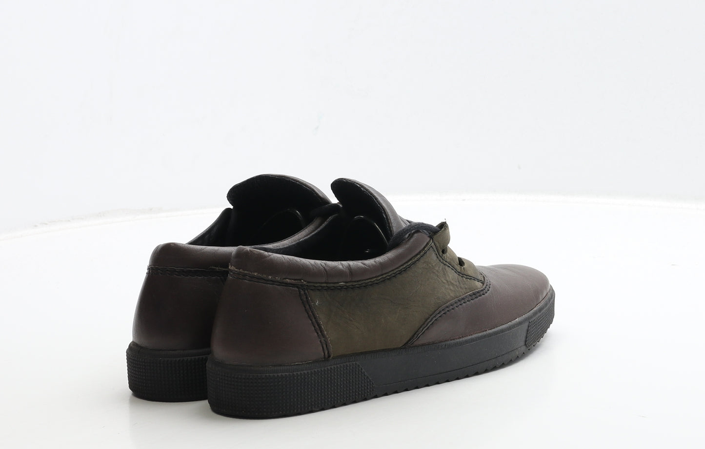 Rohde Womens Brown Leather Boat Shoe Flat UK 4 37