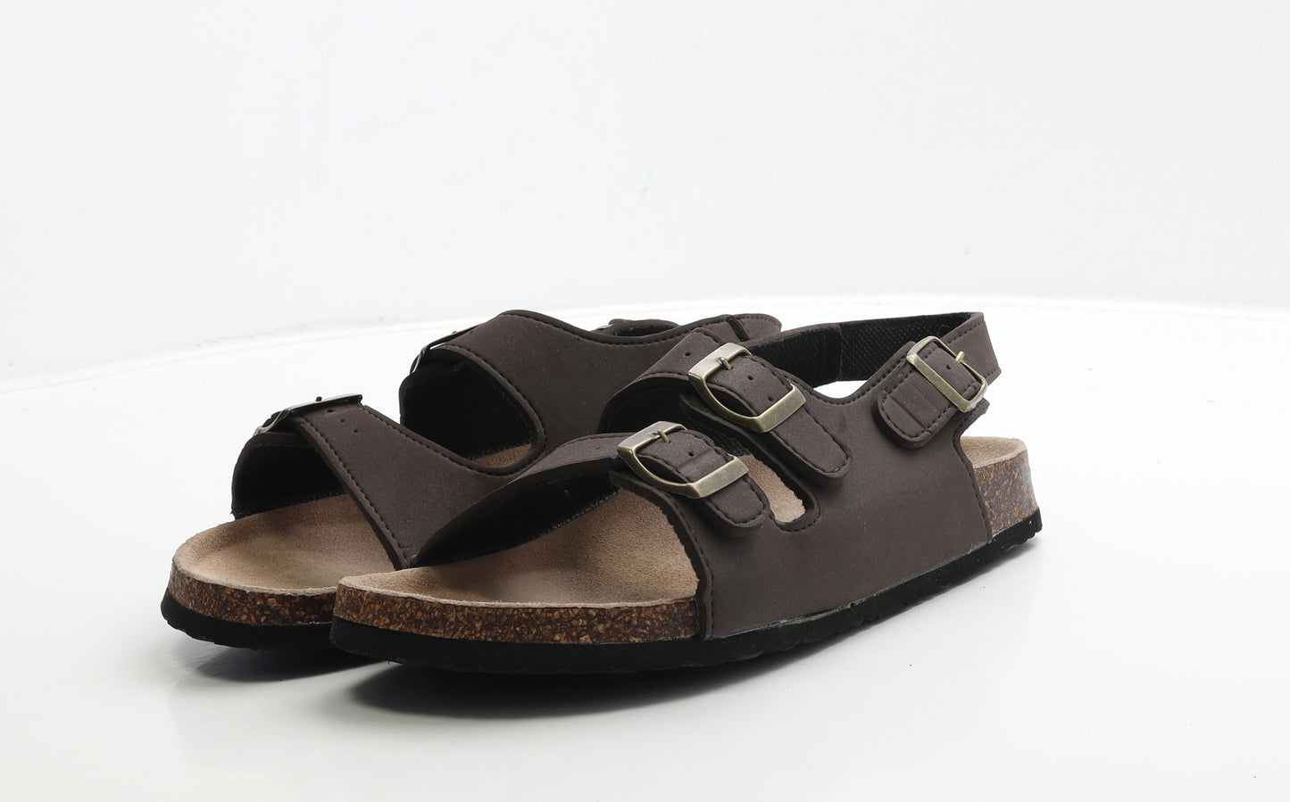 Innovate Womens Brown Leather Slingback Sandal UK 8