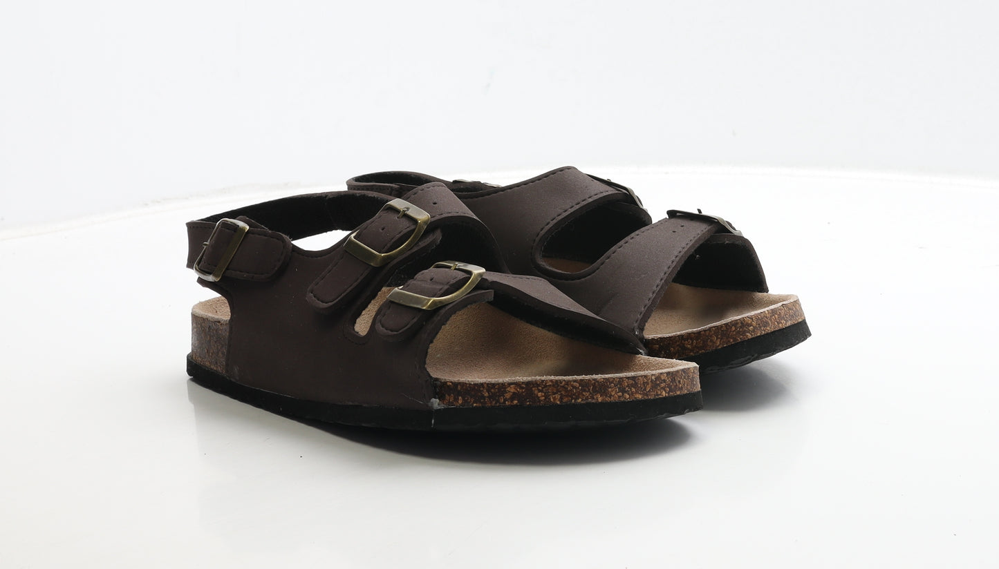 Innovate Womens Brown Leather Slingback Sandal UK 8